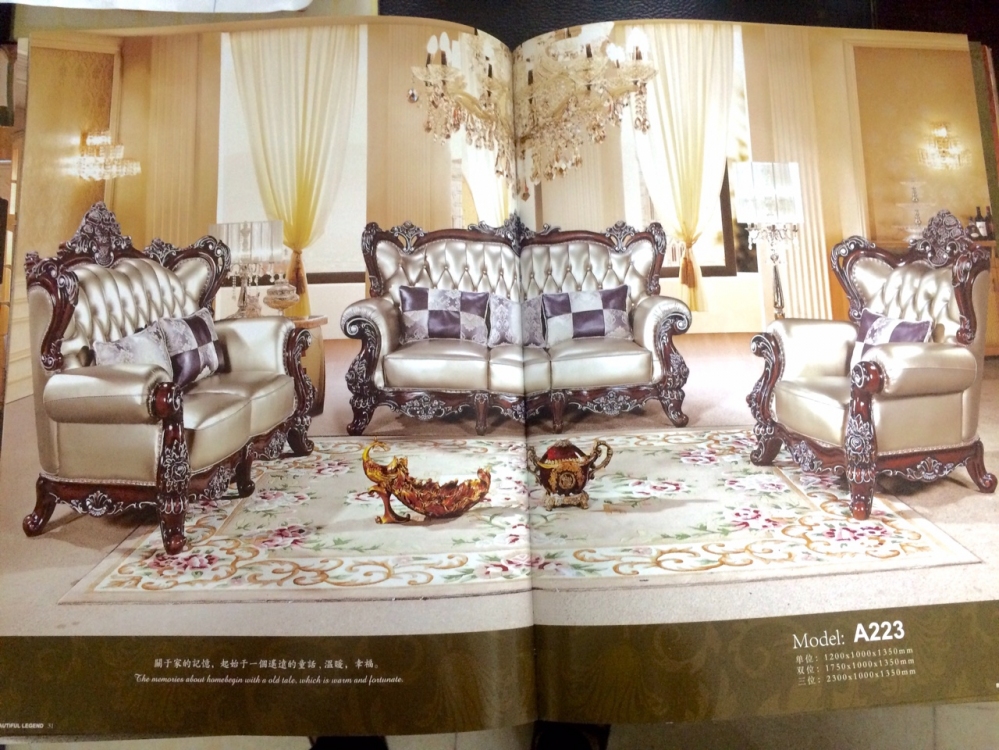 Sofa da tân cổ điển