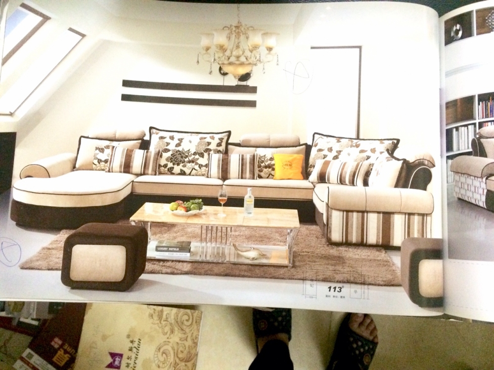 Sofa nỉ hiện đại 3