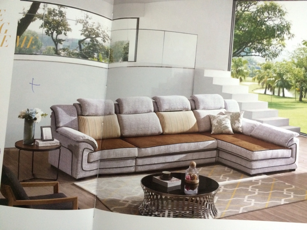 Sofa nỉ hiện đại 2