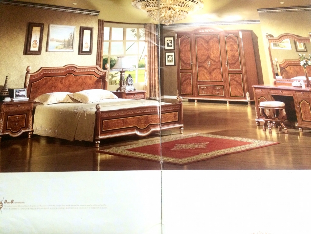 Bộ giường tủ tân cổ điển 1