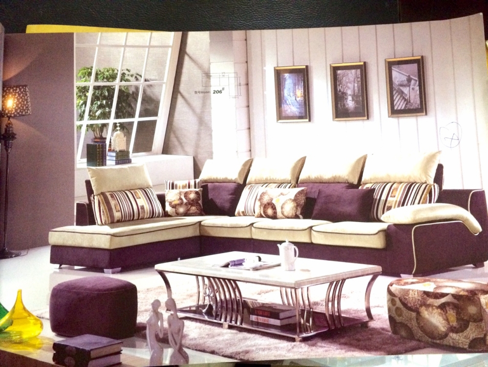 Sofa nỉ hiện đại 1