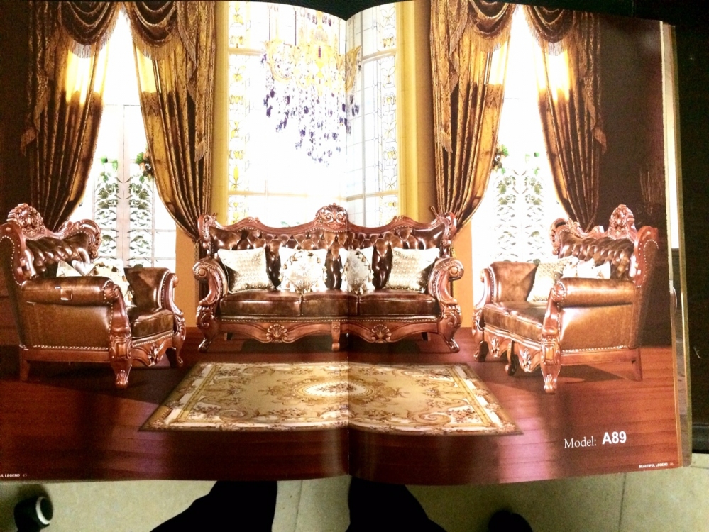 Sofa da tân cổ điển