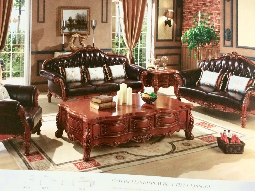 Sofa da tân cổ điển